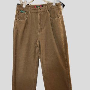 EMPYRE Womens Tori 90S Khaki Corduroy Skate Pants Tan size 11